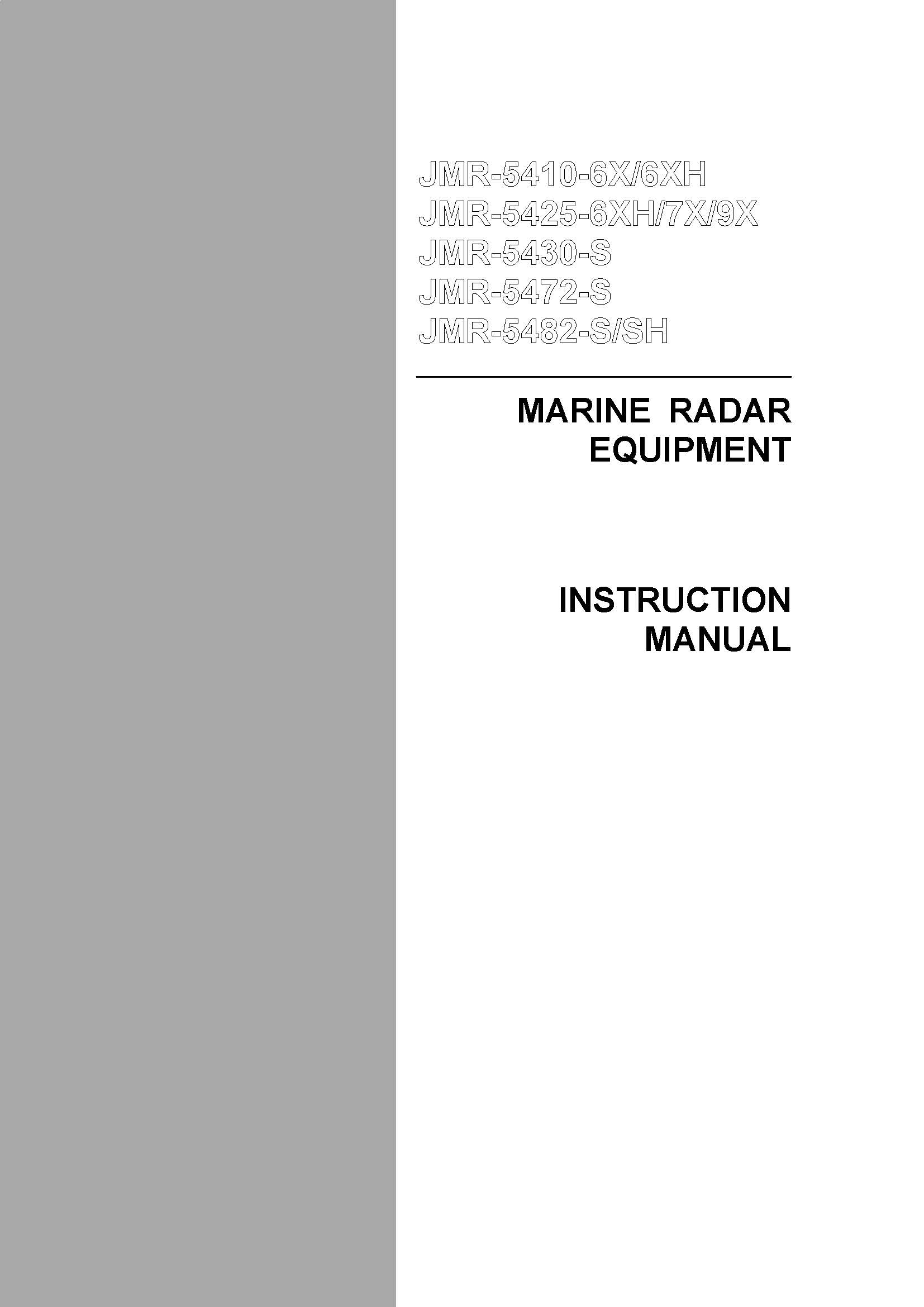 JMR 5400 brochure frontpage